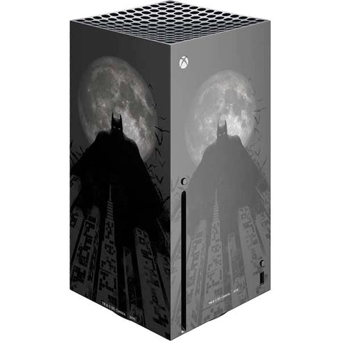 DC Comics Batman On City with Moon Art Xbox Series X Console Skin