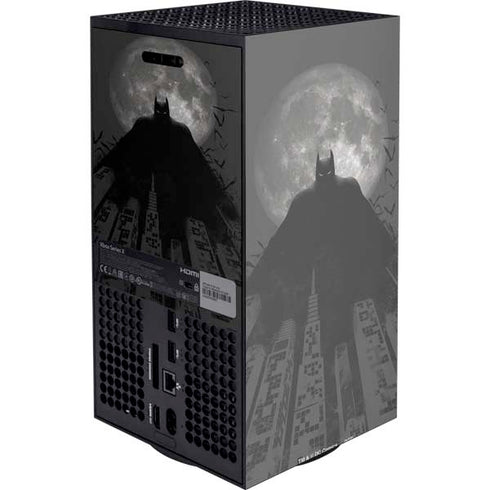 DC Comics Batman On City with Moon Art Xbox Series X Console Skin