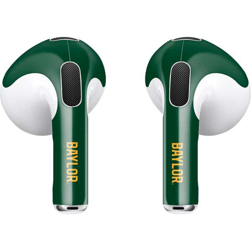 Baylor University BU Split Apple AirPods (3rd Gen 2021) Skin