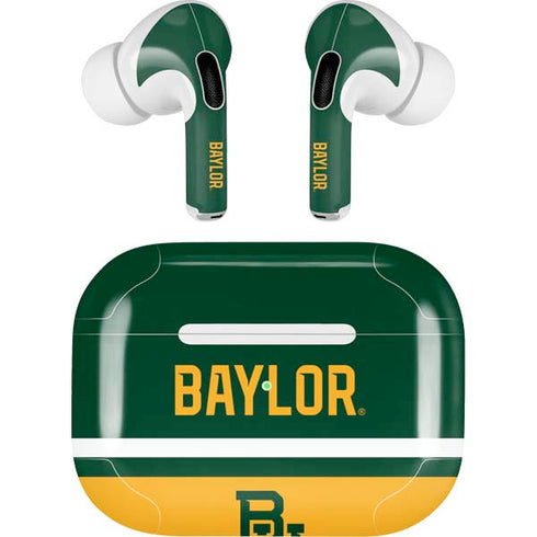 Baylor University BU Split Apple AirPods Pro Skin