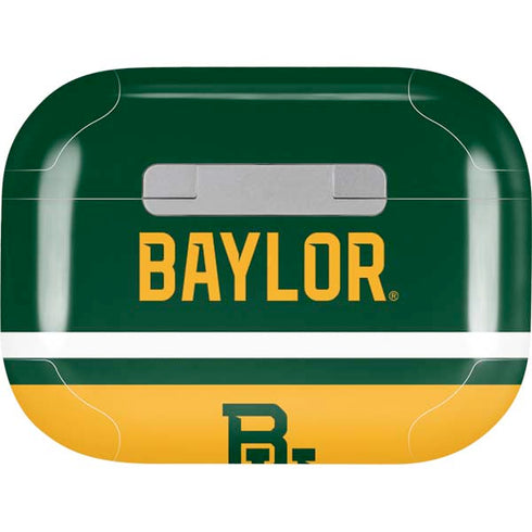 Baylor University BU Split Apple AirPods Pro Skin