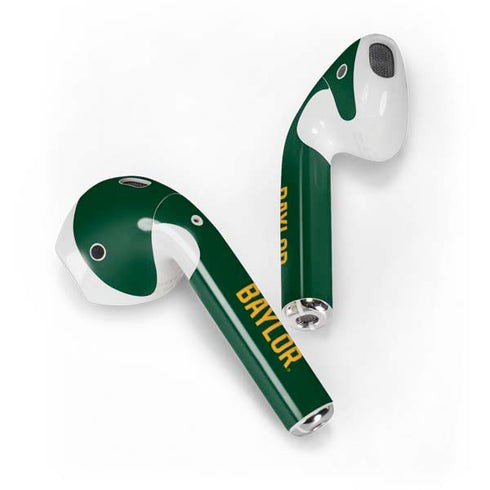 Baylor University BU Split Apple AirPods Skin