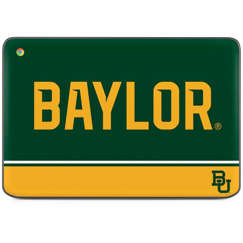 Baylor University BU Split HP Chromebook Skin