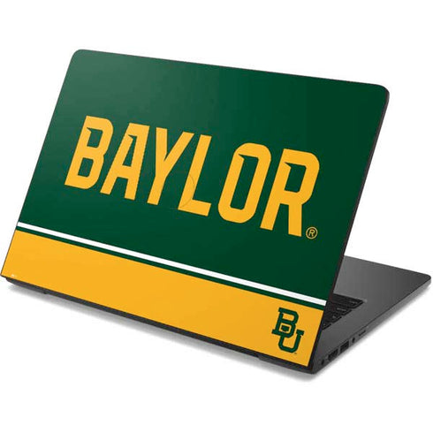 Baylor University BU Split Dell Chromebook Skin