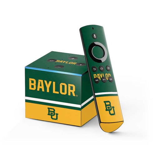 Baylor University BU Split Fire TV Cube Skin