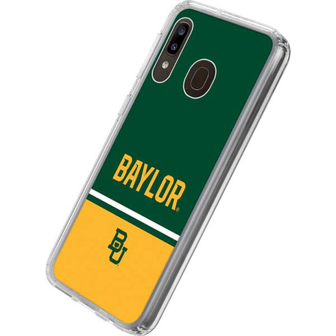 Baylor University BU Split Galaxy A20 Clear Case