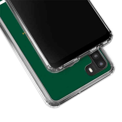 Baylor University BU Split Galaxy A21 Clear Case