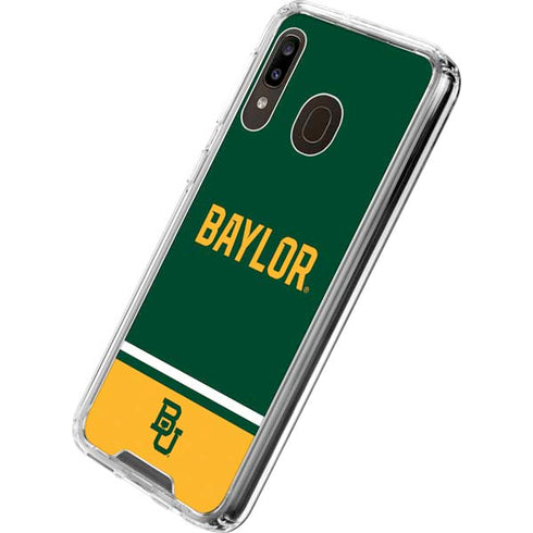 Baylor University BU Split Galaxy A30 Clear Case