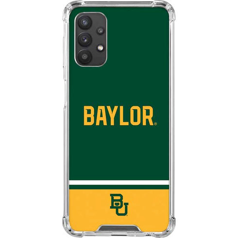 Baylor University BU Split Galaxy A32 5G Clear Case