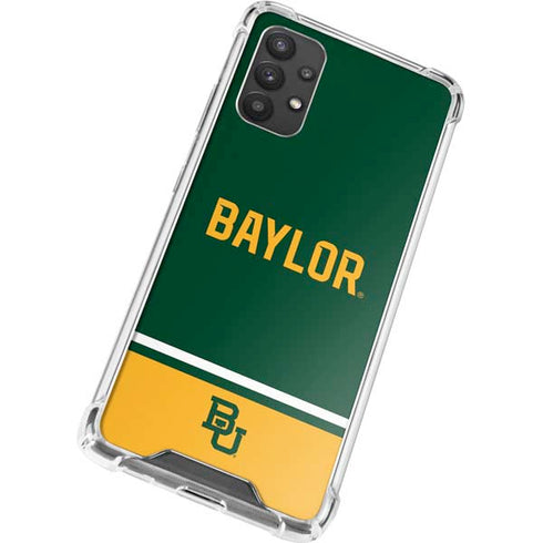 Baylor University BU Split Galaxy A32 5G Clear Case