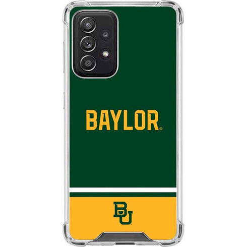 Baylor University BU Split Galaxy A52 5G Clear Case