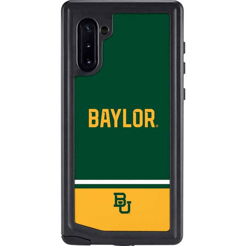 Baylor University BU Split Galaxy Note 10 Waterproof Case
