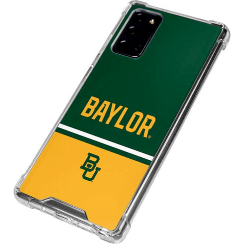 Baylor University BU Split Galaxy Note20 5G Clear Case