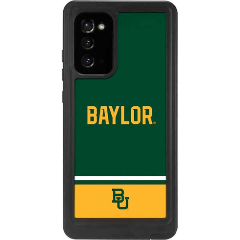 Baylor University BU Split Galaxy Note20 5G Waterproof Case