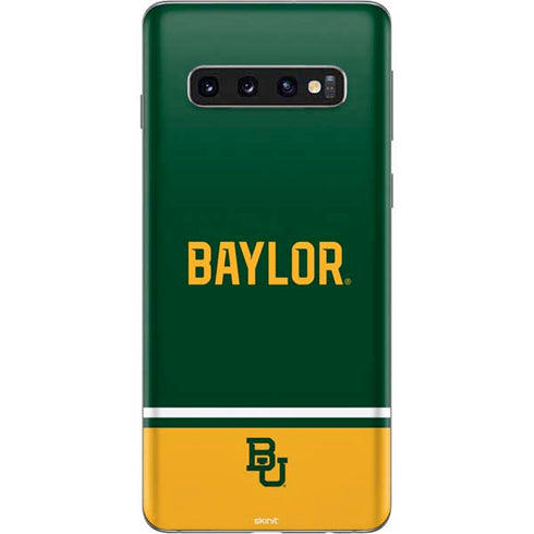 Baylor University BU Split Galaxy S10 Skin
