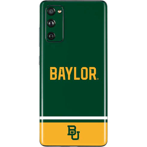 Baylor University BU Split Galaxy S20 Fan Edition Skin