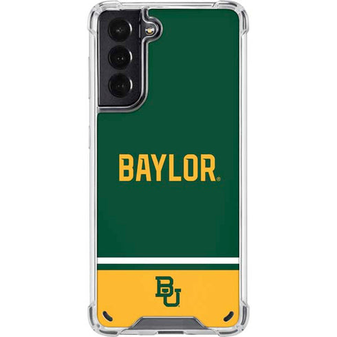 Baylor University BU Split Galaxy S21 5G Clear Case
