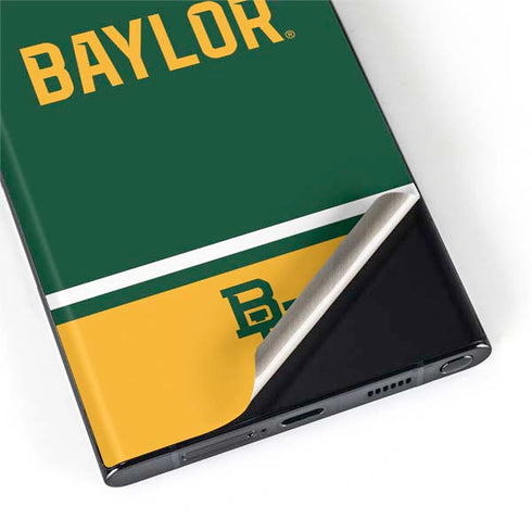 Baylor University BU Split Galaxy S22 Ultra Skin