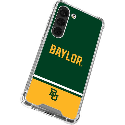 Baylor University BU Split Galaxy S23 Clear Case