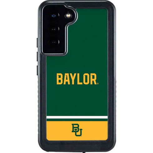 Baylor University BU Split Galaxy S23 Plus Waterproof Case