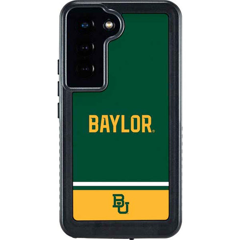 Baylor University BU Split Galaxy S23 Waterproof Case