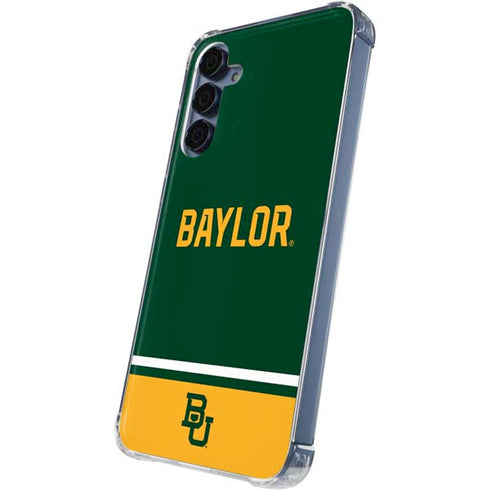 Baylor University BU Split Galaxy S24 Clear Case