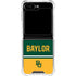 Baylor University BU Split Galaxy Z Flip5 5G Clear Case