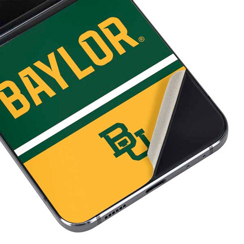 Baylor University BU Split Galaxy Z Flip5 5G Skin