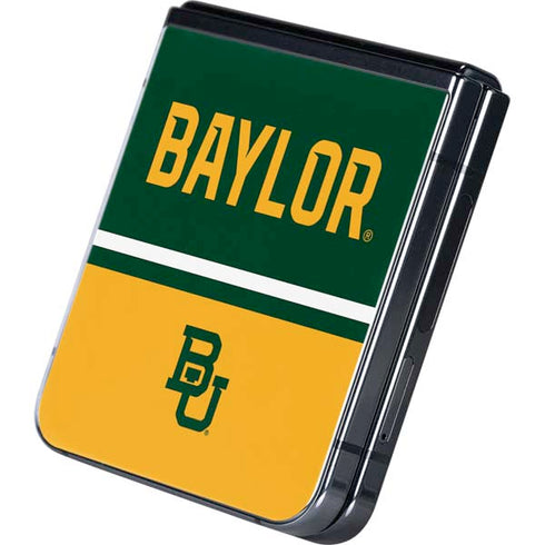 Baylor University BU Split Galaxy Z Flip5 5G Skin