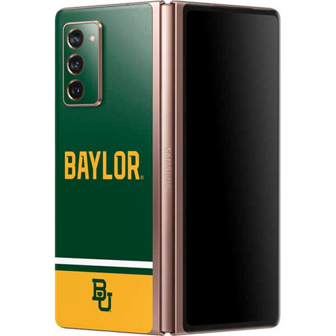 Baylor University BU Split Galaxy Z Fold2 5G Skin