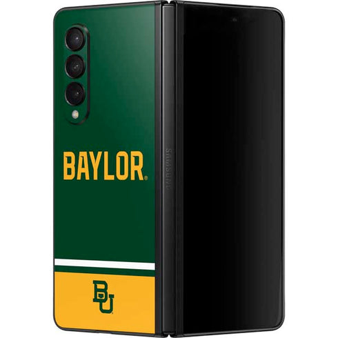 Baylor University BU Split Galaxy Z Fold3 5G Skin