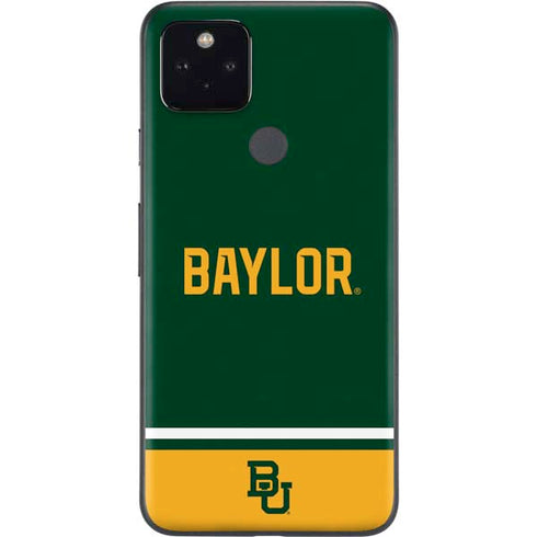 Baylor University BU Split Google Pixel 4a 5G Skin