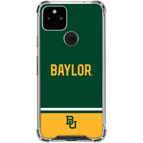 Baylor University BU Split Google Pixel 5a 5G Clear Case