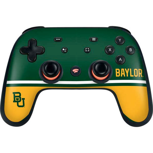 Baylor University BU Split Google Stadia Controller Skin