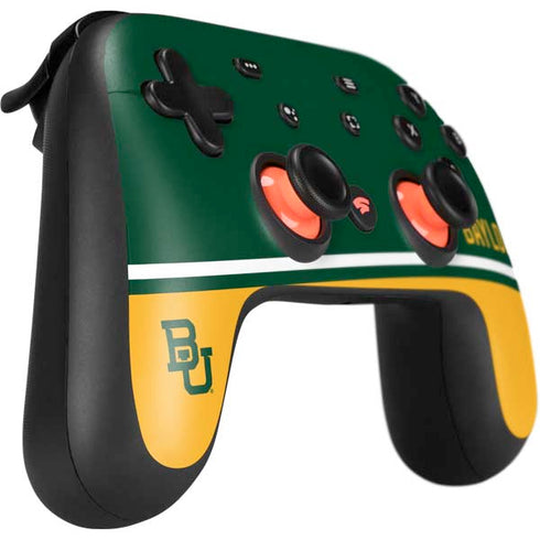 Baylor University BU Split Google Stadia Controller Skin