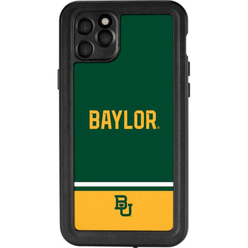 Baylor University BU Split iPhone 11 Pro Max Waterproof Case