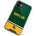Baylor University BU Split iPhone 12 Clear Case