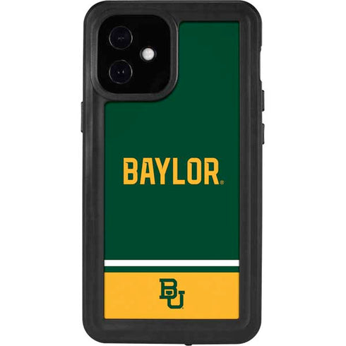 Baylor University BU Split iPhone 12 Mini Waterproof Case
