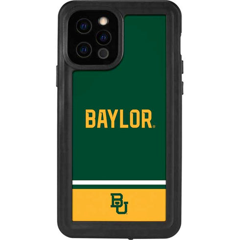 Baylor University BU Split iPhone 12 Pro Waterproof Case