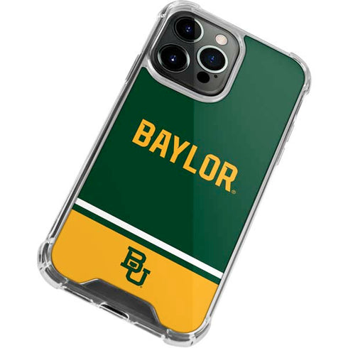 Baylor University BU Split iPhone 13 Pro Max Clear Case
