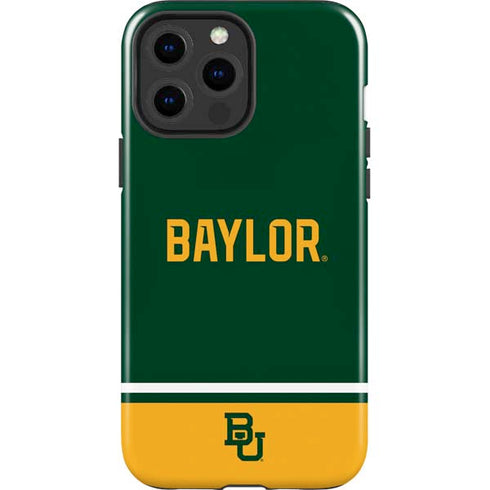 Baylor University BU Split iPhone 13 Pro Max Impact Case