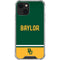 Baylor University BU Split iPhone 14 Plus Clear Case