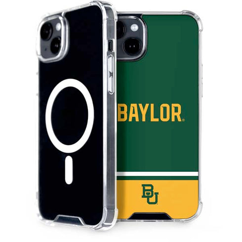 Baylor University BU Split iPhone 15 Plus MagSafe Case