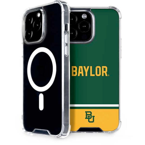 Baylor University BU Split iPhone 14 Pro Max MagSafe Case