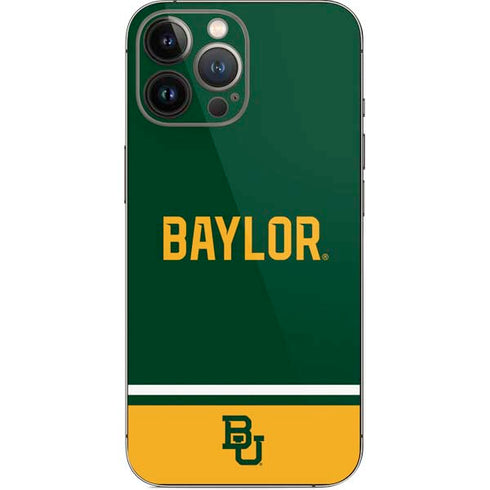 Baylor University BU Split iPhone 14 Pro Max Skin