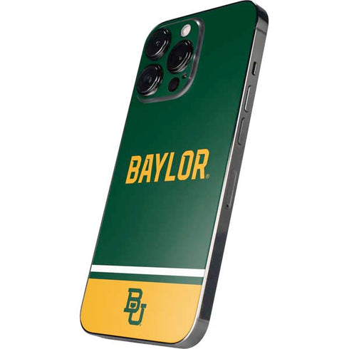 Baylor University BU Split iPhone 14 Pro Skin