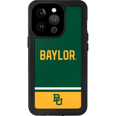 Baylor University BU Split iPhone 14 Pro Waterproof Case