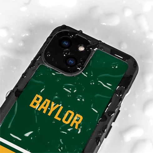 Baylor University BU Split iPhone 15 Waterproof Case