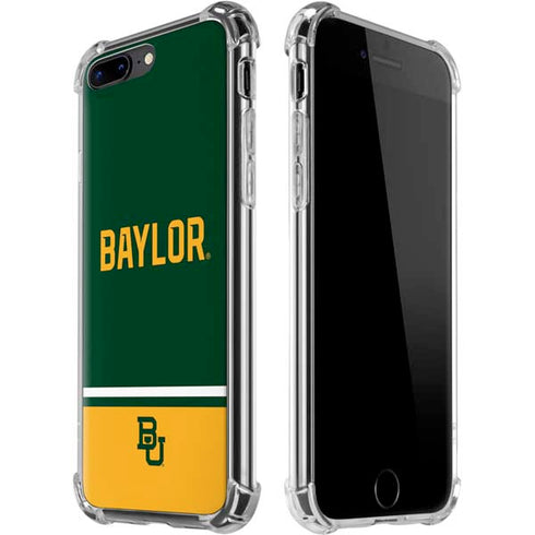 Baylor University BU Split iPhone 7/8 Plus Clear Case