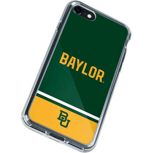 Baylor University BU Split iPhone SE (2nd & 3rd Gen) Clear Case